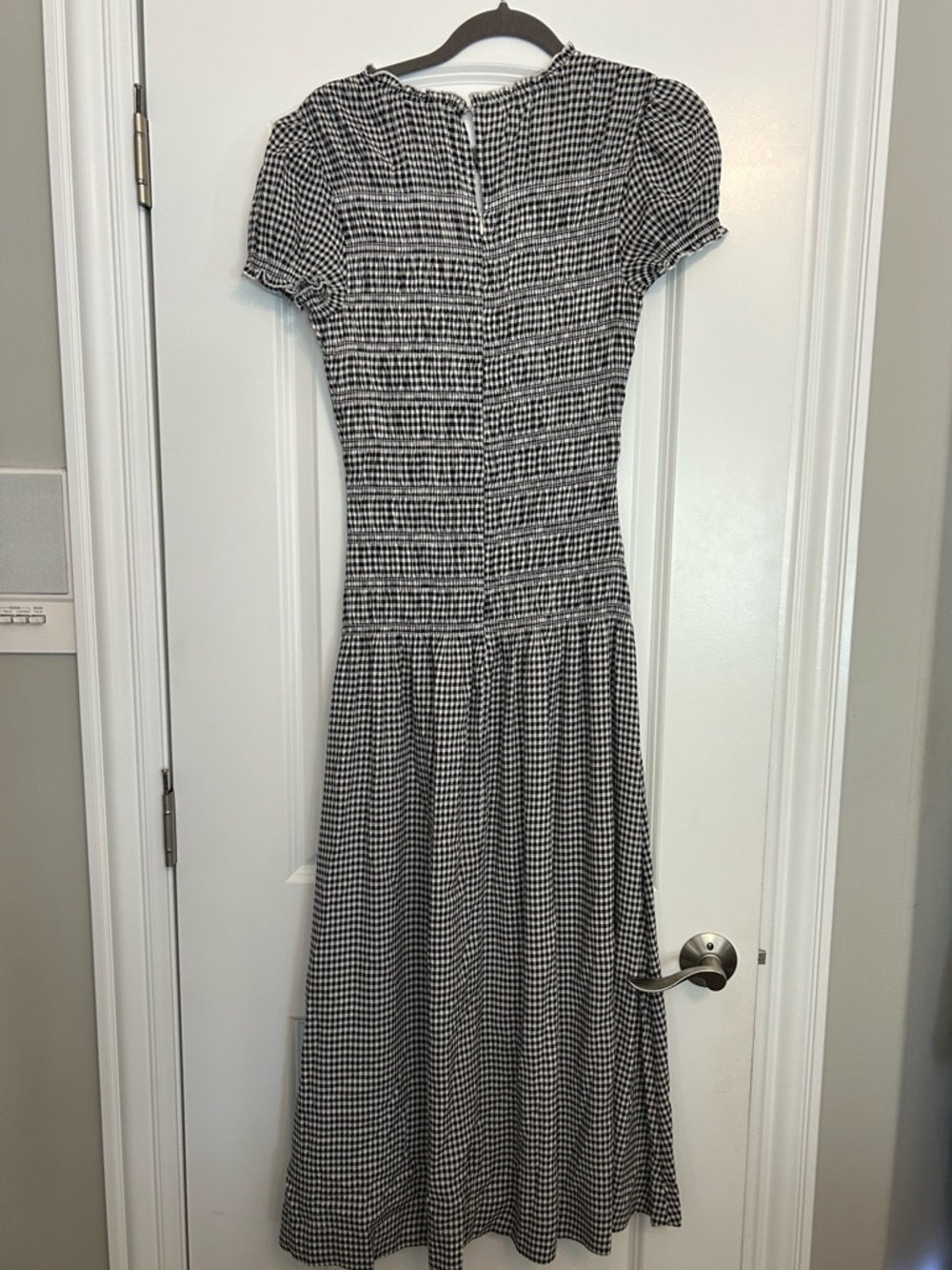 Reformation Kiria Puff Sleeve Smocked A- Line Dress - Picture 5 of 5
